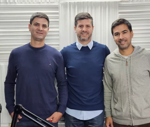Los hermanos Capellán: Juan Ignacio, Juan Pablo y Víctor Manuel