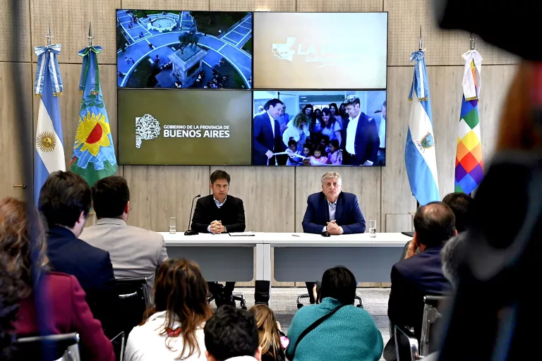 Ziliotto y Kicillof firmaron convenio de cooperación entre La Pampa y Buenos Aires