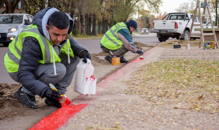 La Municipalidad de General Pico realiza nueva jornada de mantenimiento y limpieza integral en barrios Frank Allan y Don Bosco