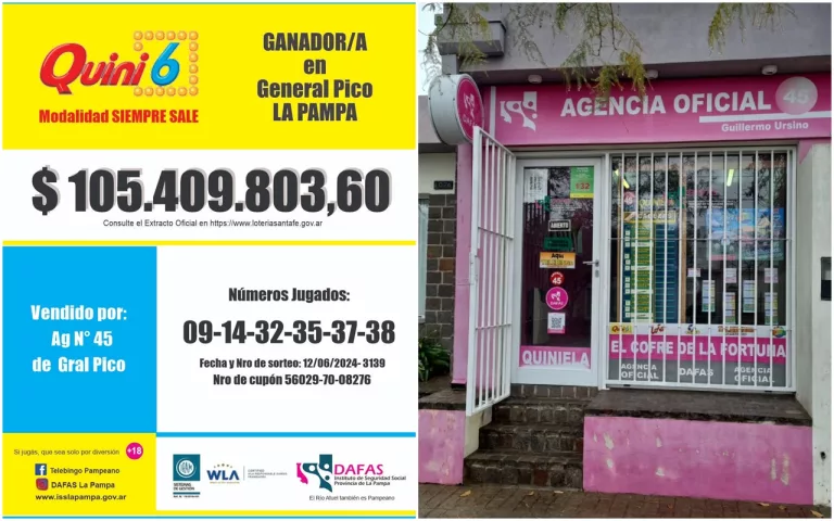 La increíble anécdota del piquense que sacó en el Quini 6 más de 100 millones de pesos