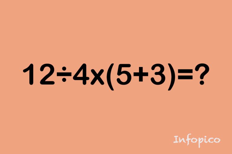 Reto del día: resuelve este ejercicio matemático en menos de 8 segundos