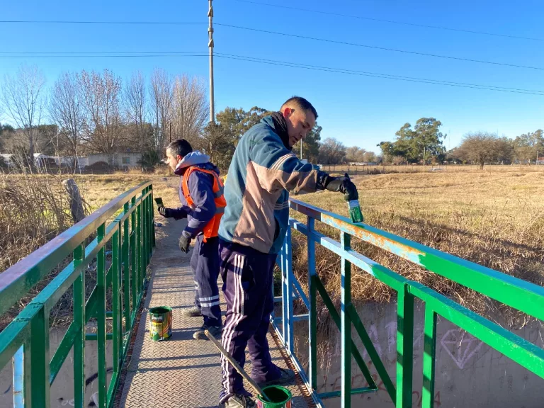 Concretaron una nueva jornada de mantenimiento integral en Carlos Berg, la próxima será en barrio Energía y Progreso