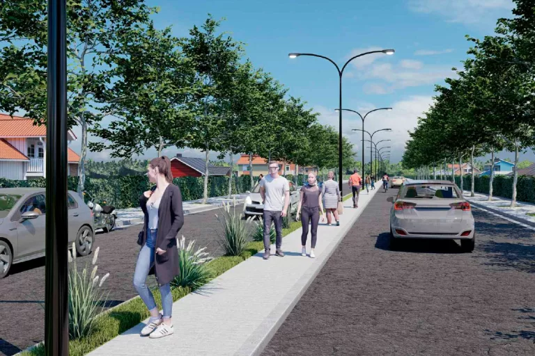 Exclusivo: la obra de asfalto en calle 266 tendrá un bulevar y se convertirá en avenida