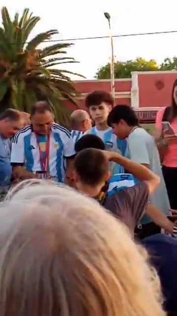 Winifreda recibió al médico campeón del mundo, Daniel Martínez