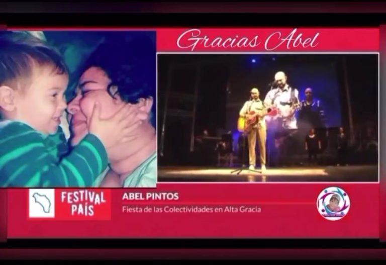 A días de llegar a General Pico, Abel Pintos le dedicó un concierto a Lucio Dupuy y desató la emoción del público