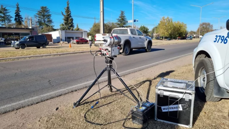 Fiscalizan con radares las velocidades en rutas nacionales que pasan por La Pampa