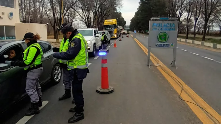 Controles de alcoholemia en La Pampa: 18 conductores positivos en 2333 testeos durante el fin de semana