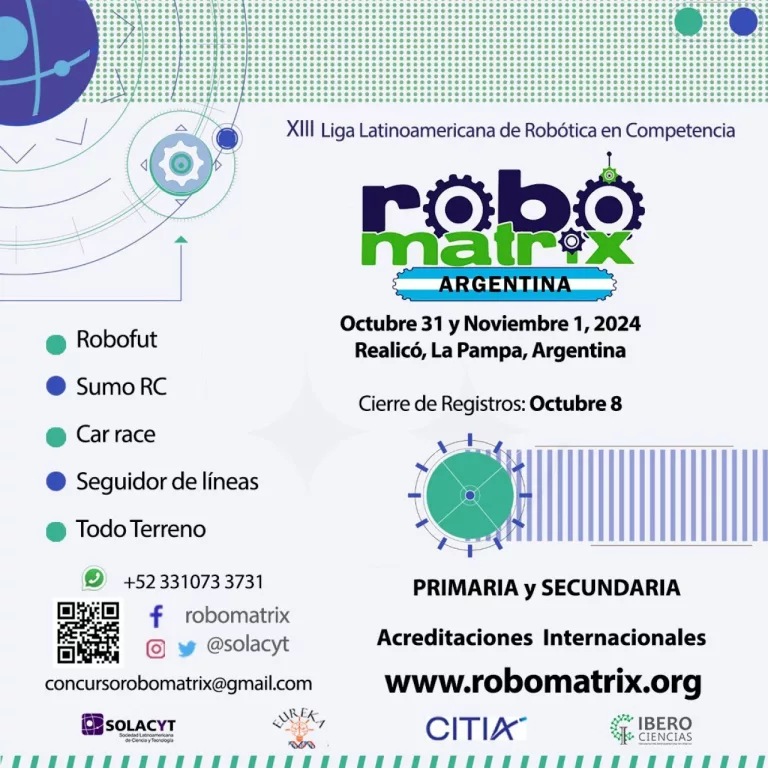 La Pampa será sede del concurso internacional Infomatrix y Robomatrix 2024