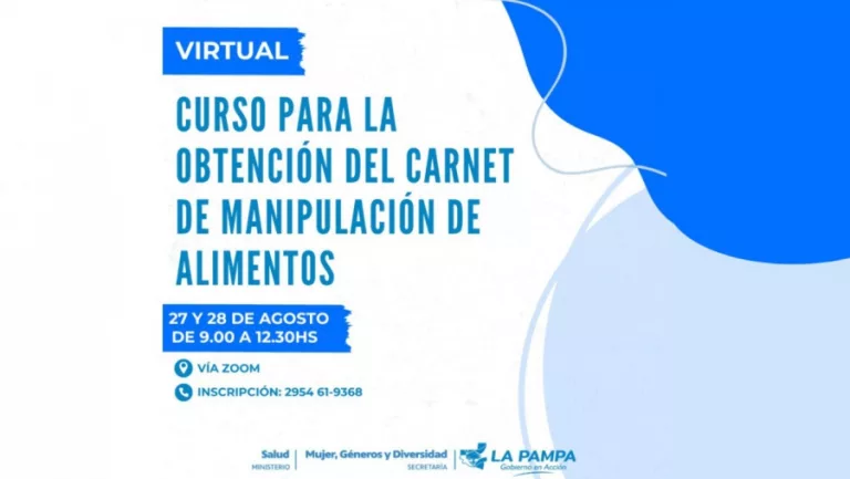 Lanzaron capacitación online en manipulación segura de alimentos