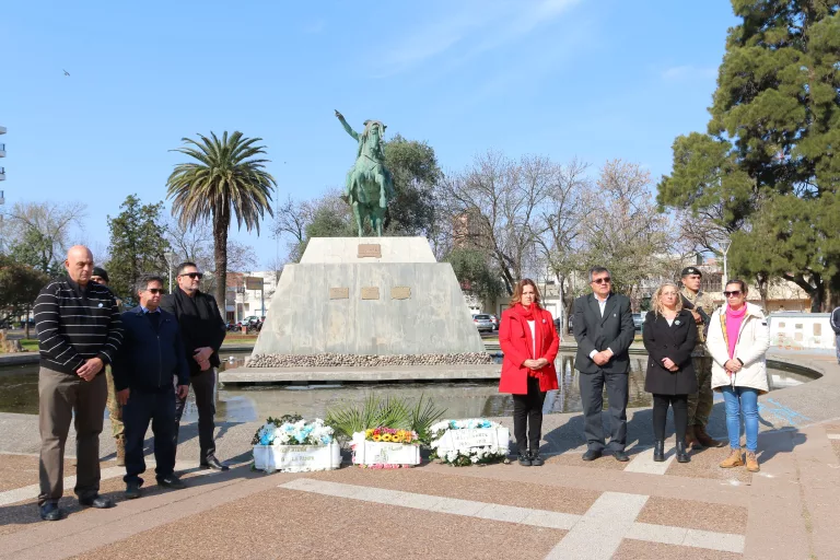 Realizaron en Pico el acto por el 174° aniversario del paso a la inmortalidad del General José de San Martín