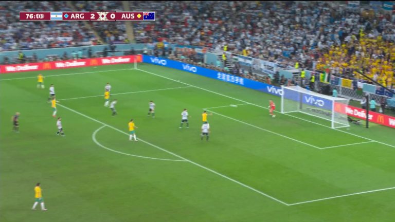 ¡A Cuartos!: Argentina le ganó a Australia 2 a 1 y está entre los 8 mejores del Mundial