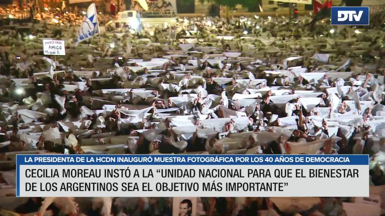 Cecilia Moreau instó a la “unidad nacional para que el bienestar de los argentinos sea el objetivo más importante”