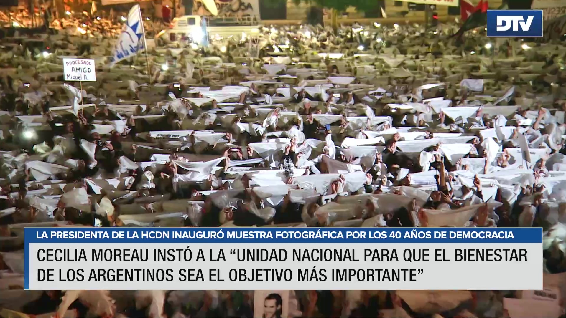 Cecilia Moreau instó a la “unidad nacional para que el bienestar de los argentinos sea el objetivo más importante”