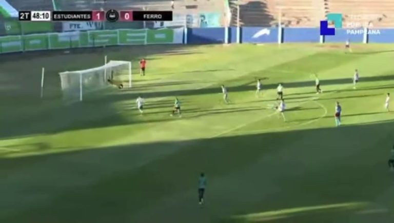 ¡Qué golazo, pibe!: Albaro Orueta le dio el empate a Ferro a los 49 minutos del segundo tiempo