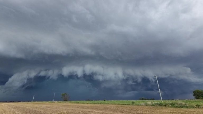VIDEO: así llegaba la tormenta de hoy por la tarde