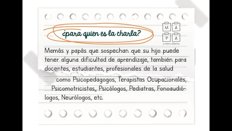 Charla Abierta en General Pico para familias, docentes y profesionales de la salud sobre Dificultades Específicas de Aprendizaje