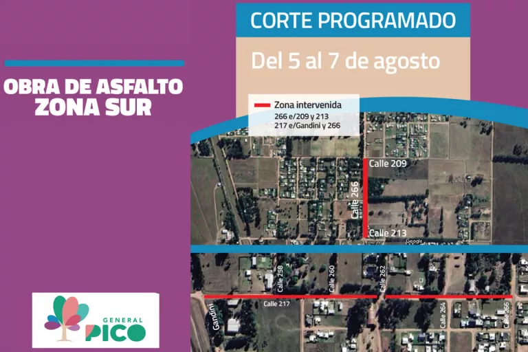 Barrio Sur: entre hoy y hasta el miércoles estos serán los cortes de calles