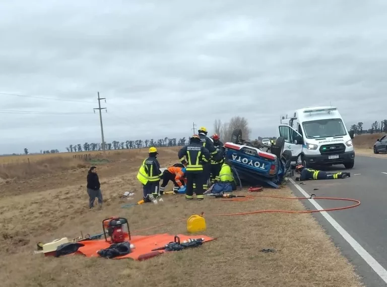 Accidente fatal en la ruta provincial 1, cerca de Intendente Alvear: un fallecido
