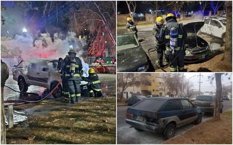 En los últimos diez días se produjeron tres incendios de vehículos en Barrio Malvinas: dos de ellos fueron intencionales y uno accidental