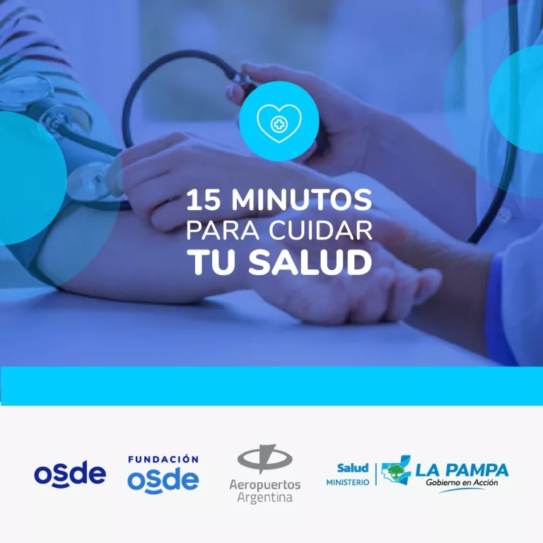 Jornadas de prevención con el lema “15 minutos para cuidar tu salud”