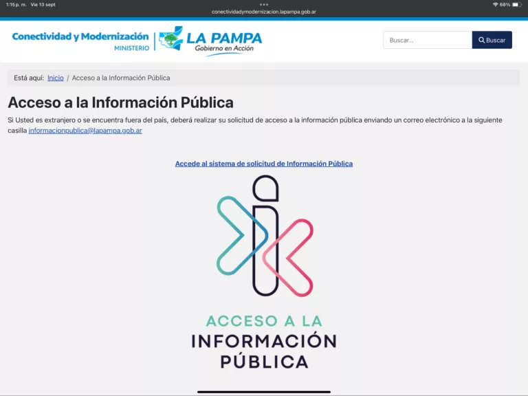 El gobierno de La Pampa fortalece el derecho de acceso a la información pública con un nuevo sistema online