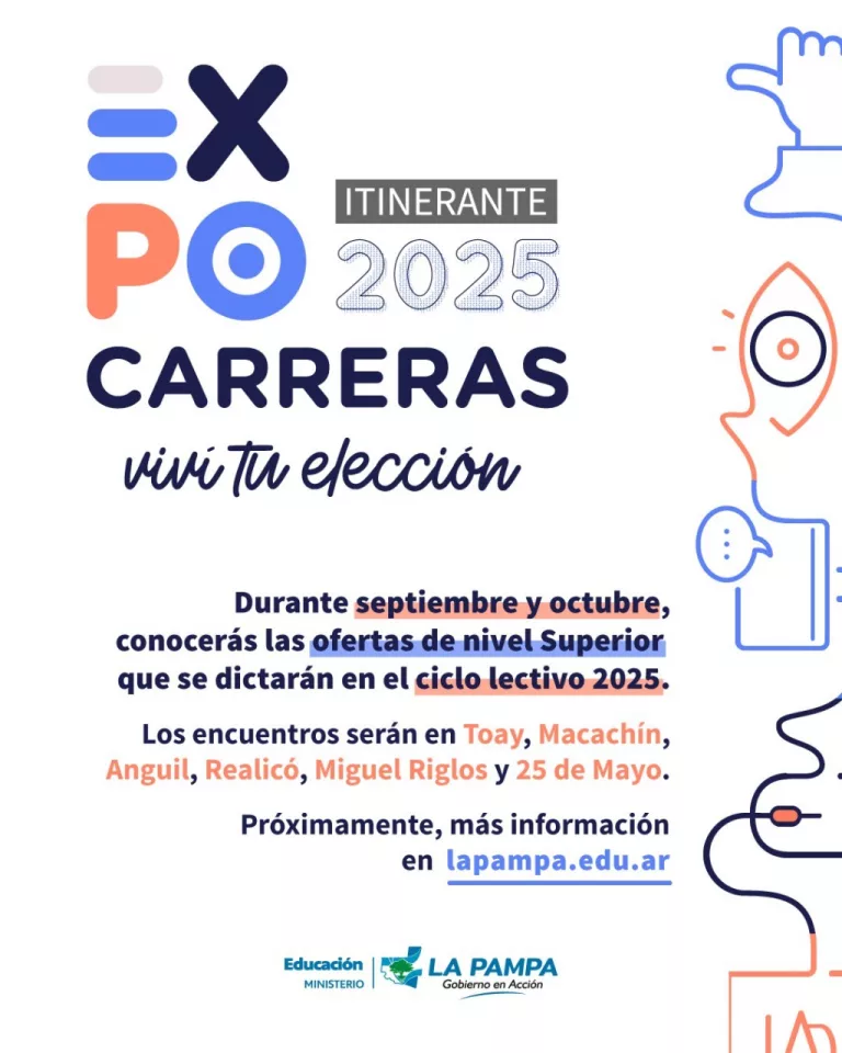 Llega a varias localidades la Expo Carreras Itinerante 2025