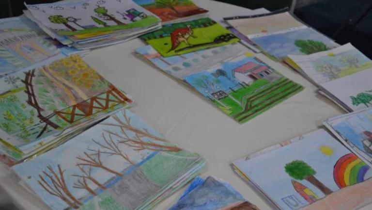 DAFAS presentó dibujos premiados del concurso “Paisajes de La Pampa”