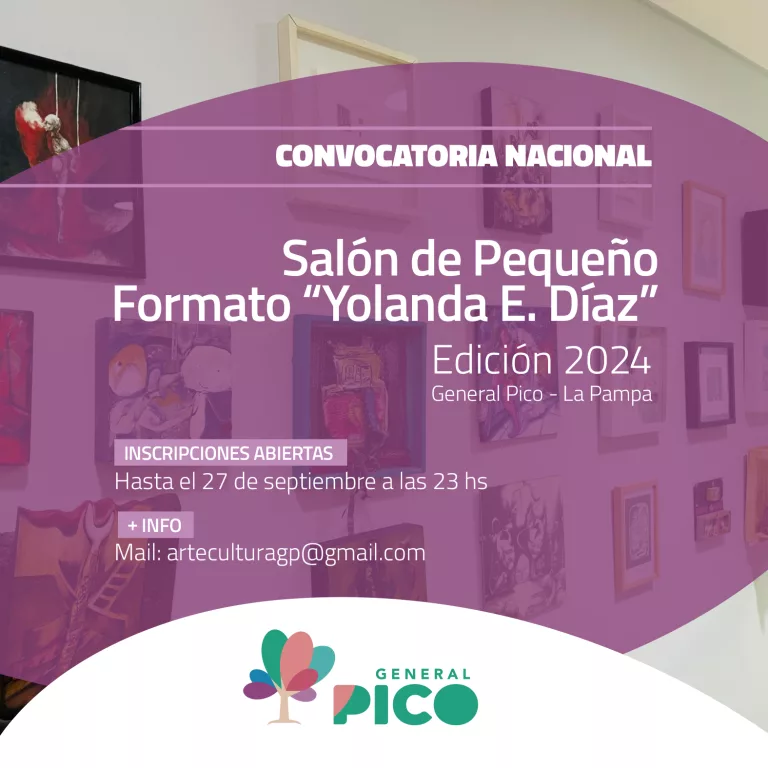 Abren convocatoria nacional para el Salón de Pequeño Formato ‘Yolanda E. Díaz’ 2024 en General Pico
