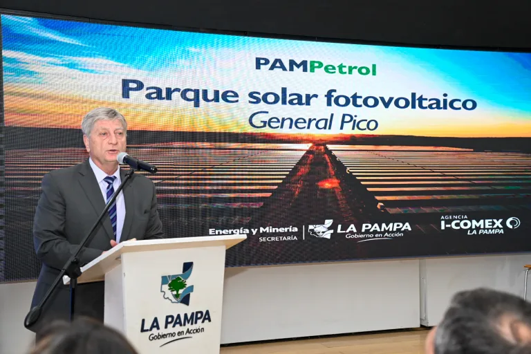 Ziliotto sobre el Parque Solar: “Es inédito, por primera vez convocamos al sector privado para generar energía en La Pampa”