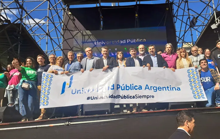 Paro Universitario: “para decirle basta a esta situación de desfinanciamiento de nuestro sistema universitario y científico” reclamó el rector Alpa