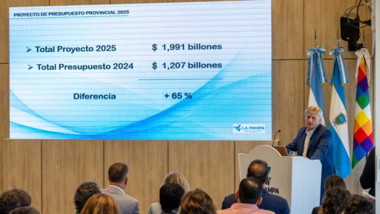 Ziliotto presentó un presupuesto de 2 billones de pesos para 2025