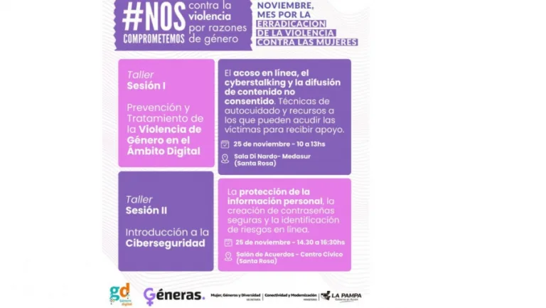 Talleres gratuitos orientados a la prevención y educación sobre violencia digital y ciberseguridad