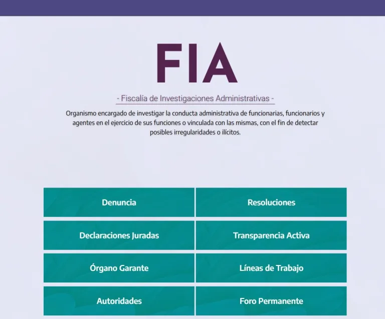 Presentan página web de la Fiscalía de Investigaciones Administrativas en La pampa