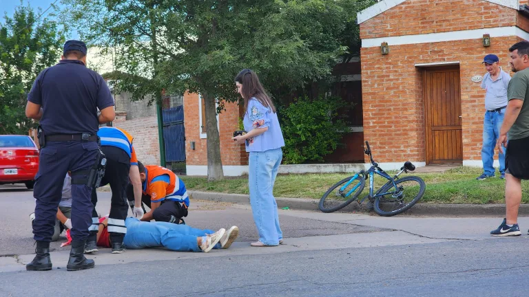 Dos siniestros viales dejaron heridos trasladados al hospital