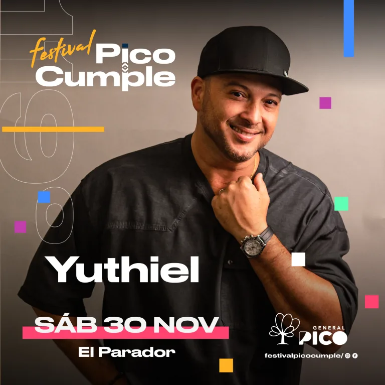Festival Pico Cumple: gran cierre en el Parador este sábado con la presencia de Yuthiel