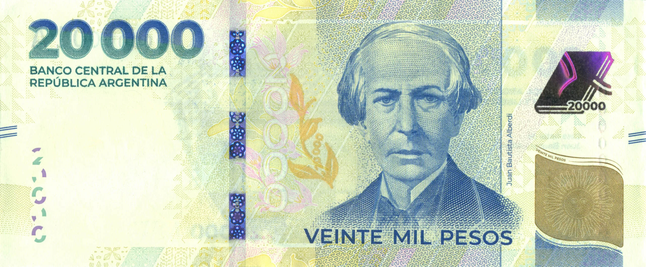 Mirá como es el nuevo billete de 20 mil pesos, con estrictas medidas de seguridad