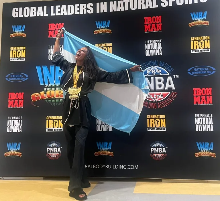 La reina de la musculatura: la piquense Pía Ghigliotto regresó de EEUU con 8 medallas