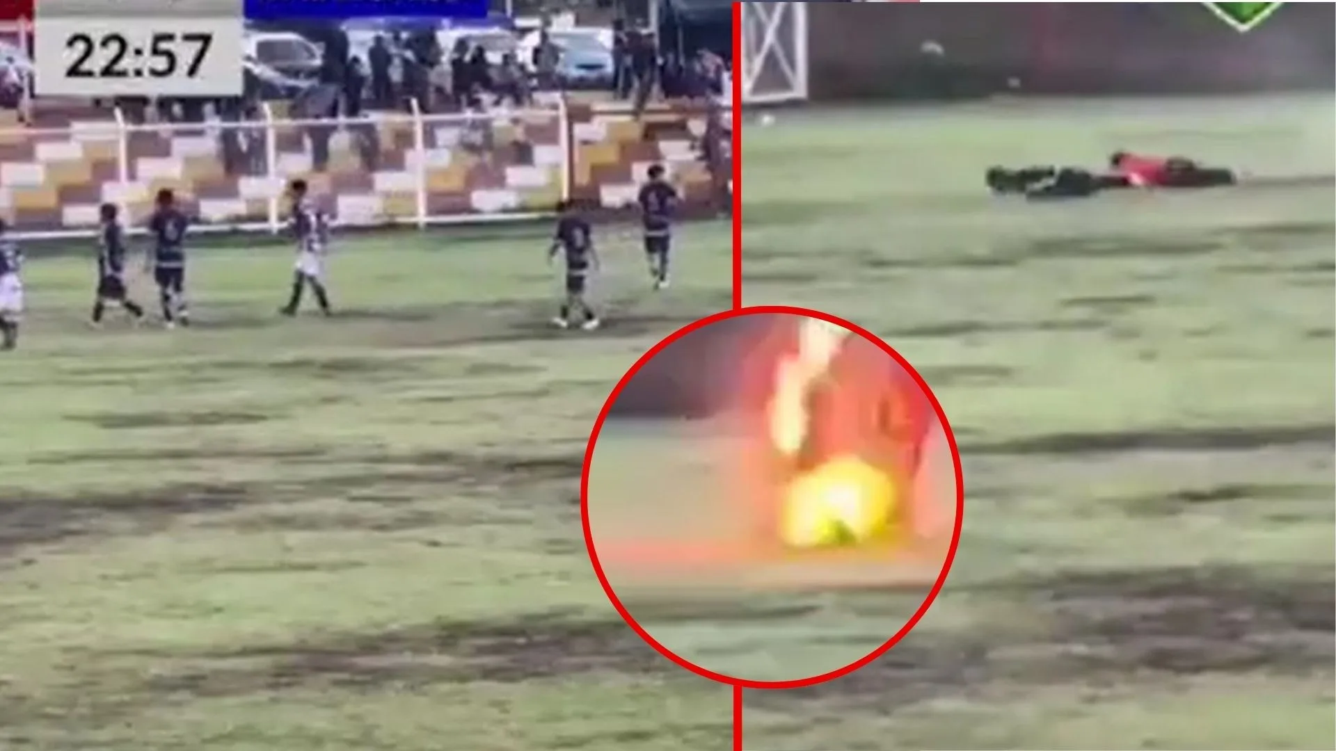 Conmoción en Perú: el impacto de un rayo mató a un futbolista e hirió a otros cuatro en pleno partido