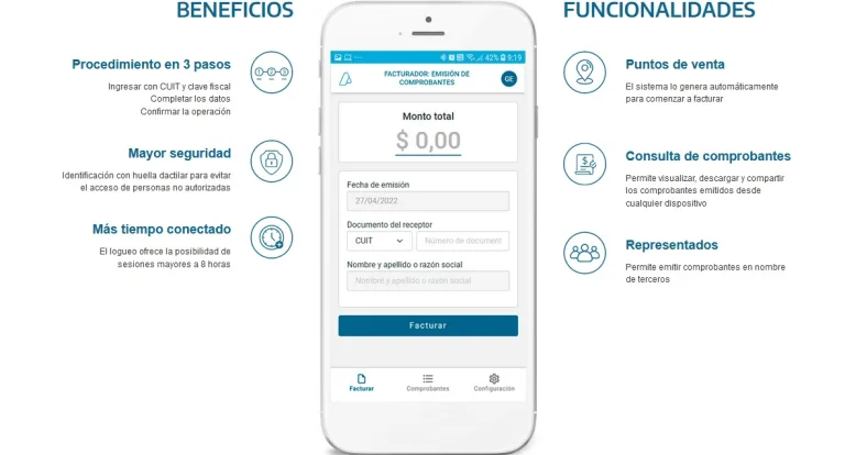 Desde hoy todos los monotributistas pueden emitir comprobantes desde su celular