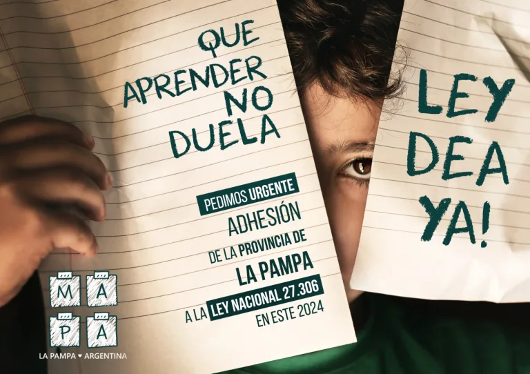Madres y Padres de La Pampa reclaman adhesión a la Ley de Dislexia: “no podemos esperar más”