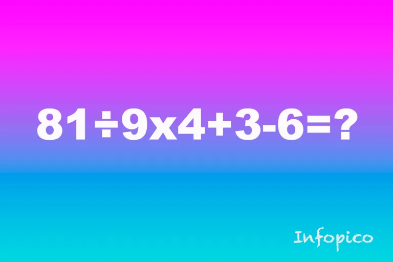 Reto del día: prueba tu inteligencia y resuelve este reto matemático en 7 segundos