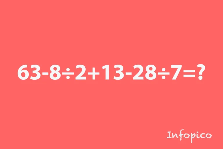 Reto del día: resuelve este problema matematico en 7 segundos