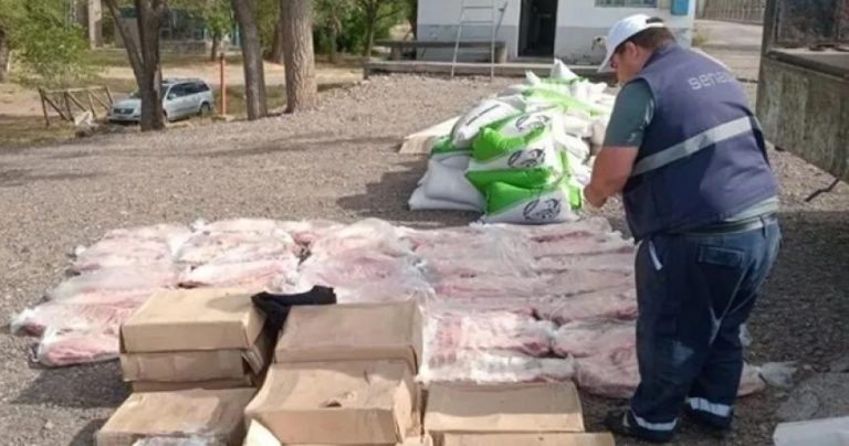 Secuestraron más de 600 kilos de carne en el límite entre La Pampa y Río Negro