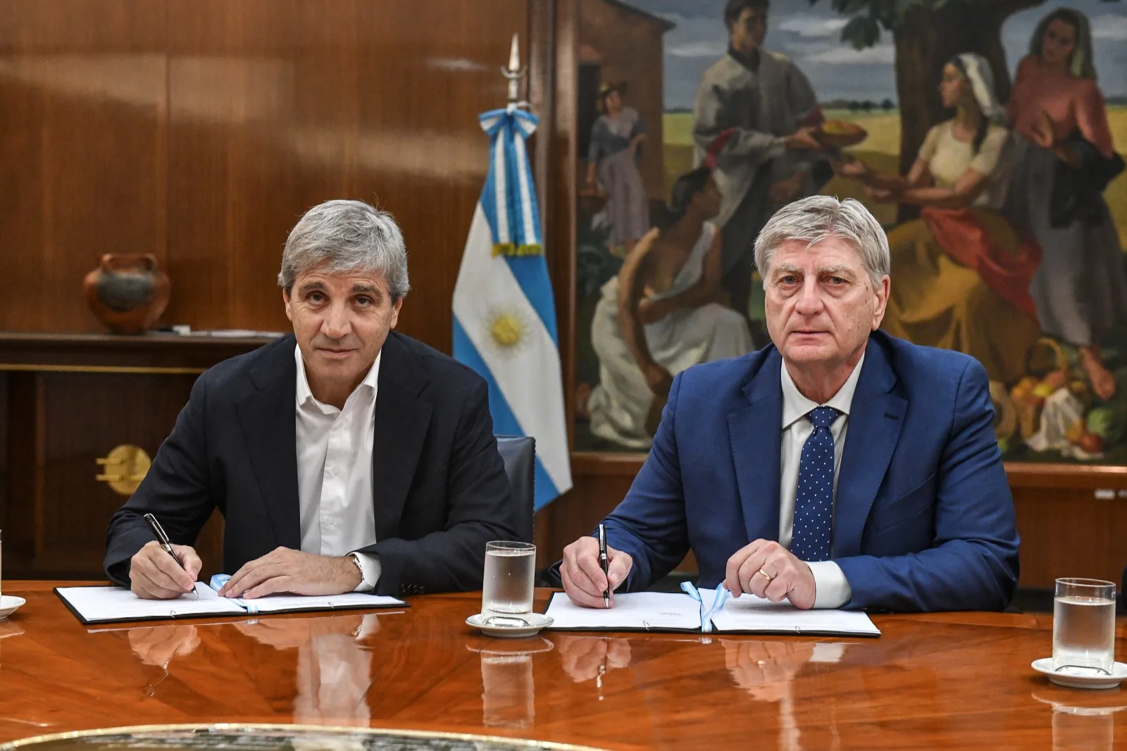 Ziliotto firma acuerdo con Nación para avanzar en la recuperación de recursos de La Pampa