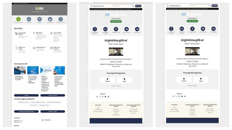Hackearon la página del Gobierno Mi Argentina