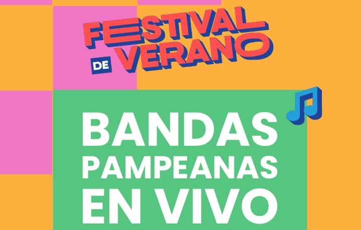 El Festival de Verano en La Pampa: música, arte y cultura desde el 5 de enero