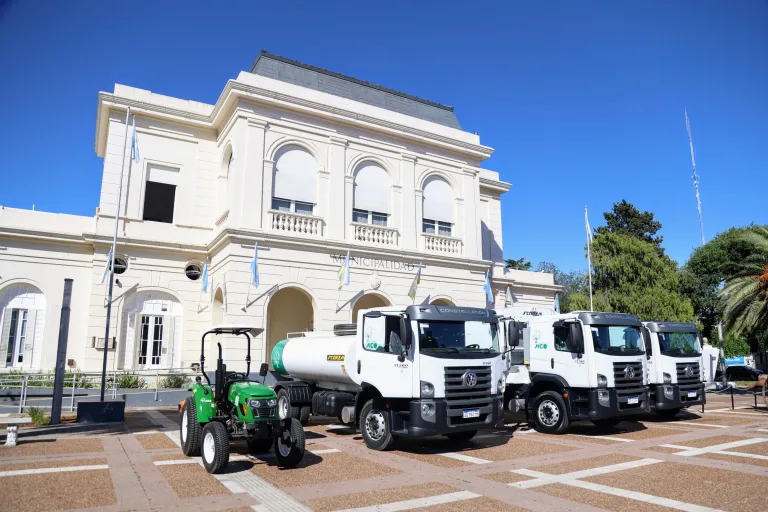 Fuerte inversión municipal: más control y nueva tecnología para la flota de vehículos de Servicios Públicos