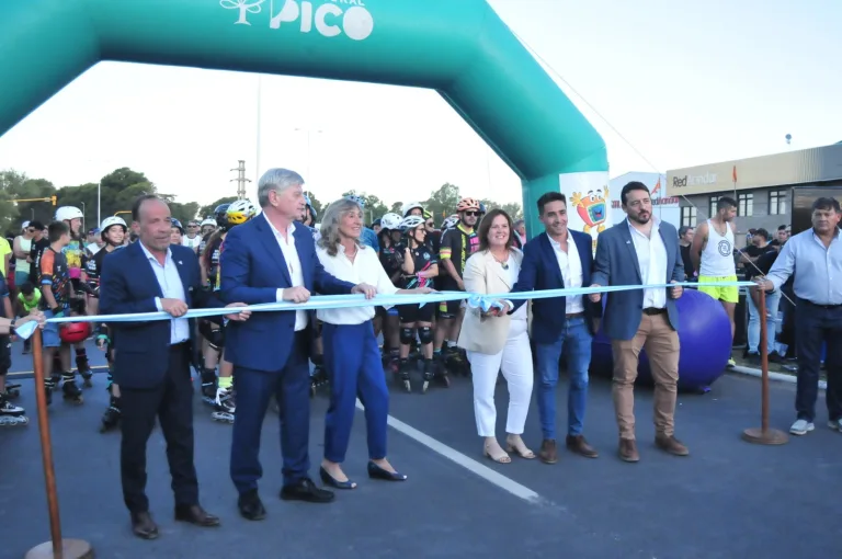 Como adelantó INFOPICO, Ziliotto inauguró la doble vía en General Pico y anunció la ampliación de la obra hacia la rotonda Trebolares