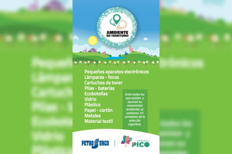 Eco-canje en General Pico: reciclá y participá por camisetas de la Selección