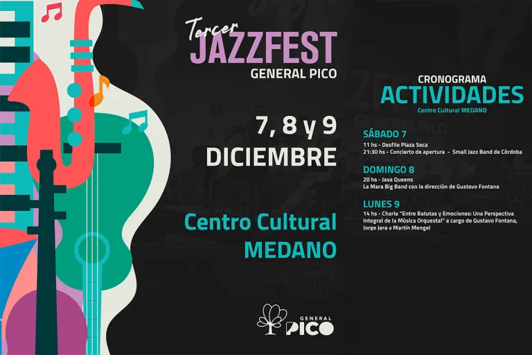 General Pico celebra su tercer Festival de Jazz con más de 35 músicos en escena